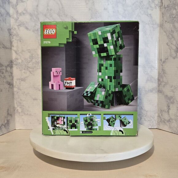 LEGO® Minecraft the Creeper 21276 Toy Building Set, 665  Sealed  Minecraft The Creeper (21276) Building Toy 665 Pieces  OPEN BOX!